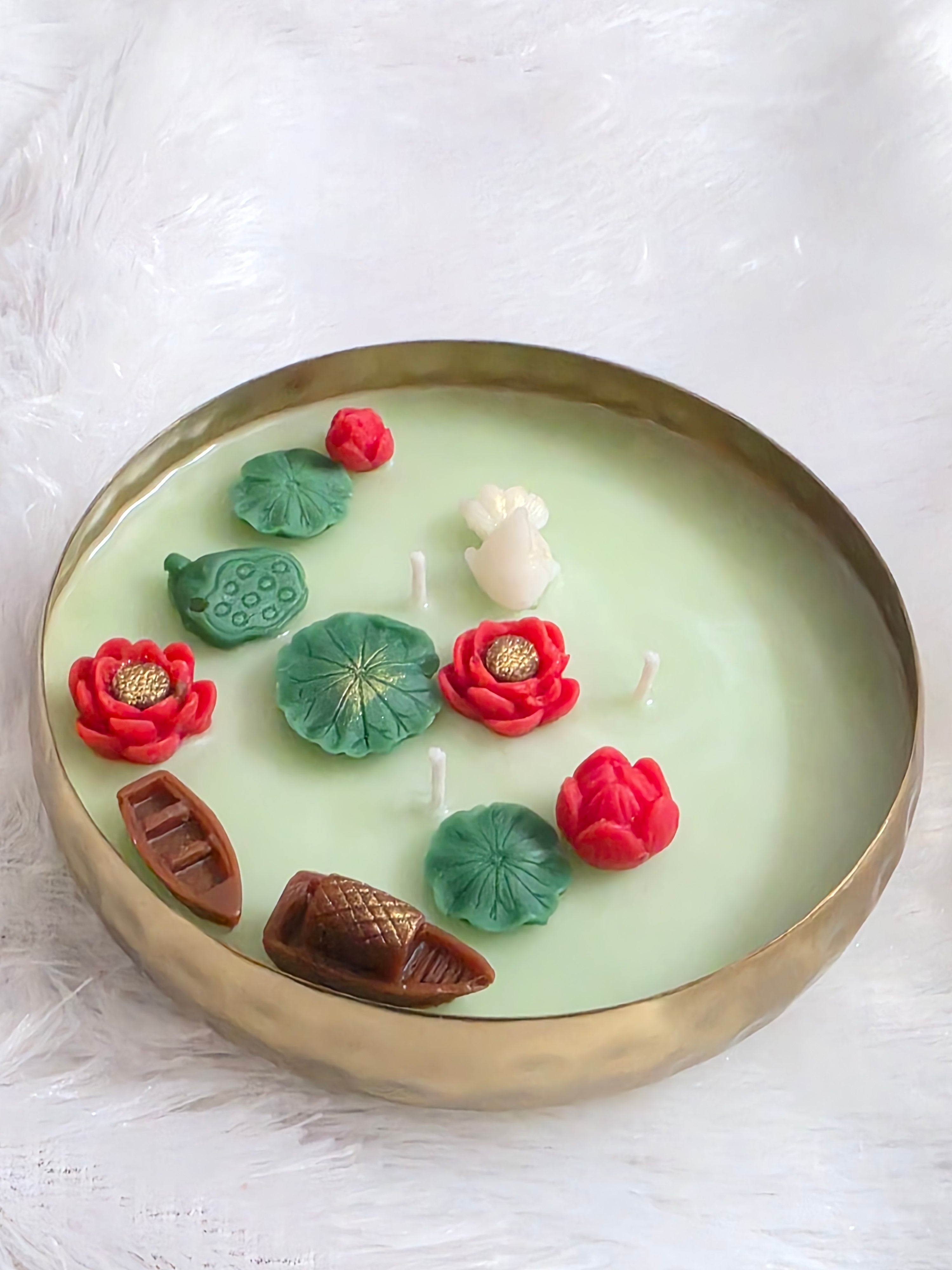 Green Water Lotus Pond