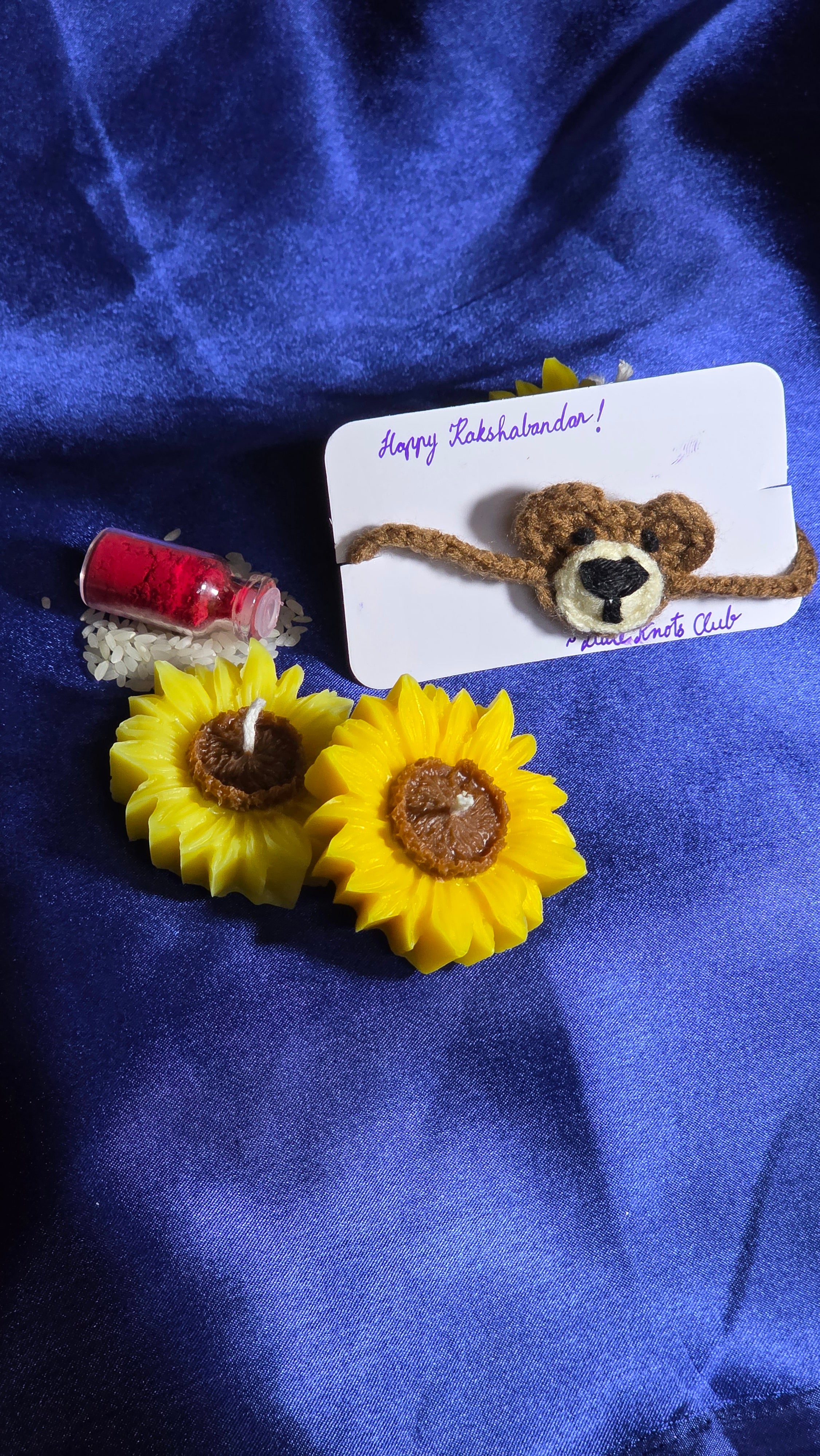 Teddy Bear Rakhi Combo